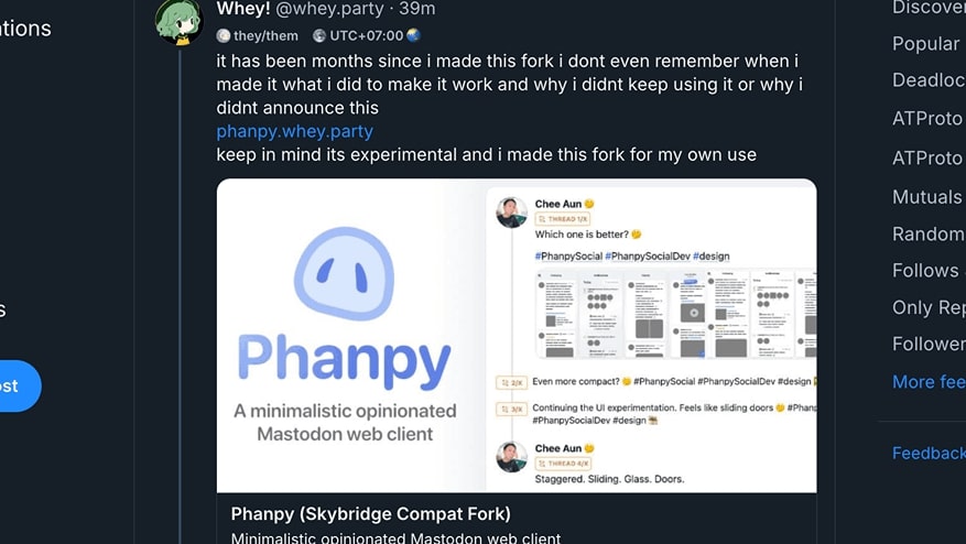 Phanpy (Skybridge Compat Fork)