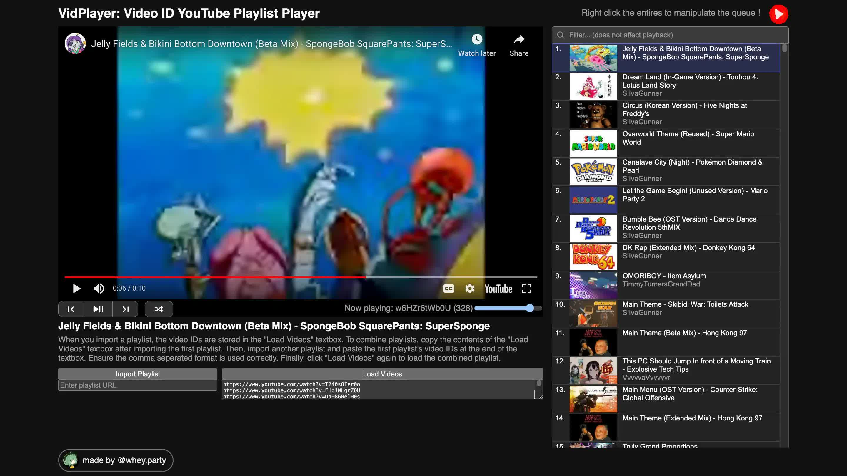 VidPlayer Refresh